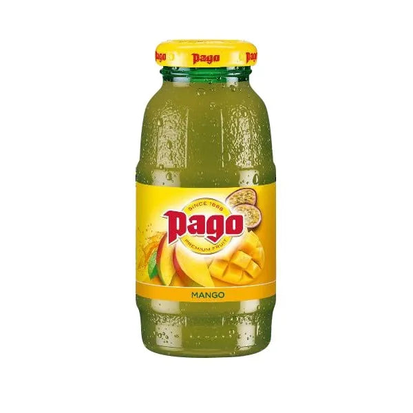 Groen flesje Pago Mango van 20 cl